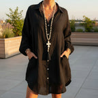 Women’s casual fashion shirt with ripped detailing