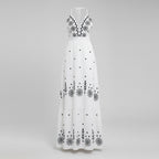 Women’s floral halter maxi dress